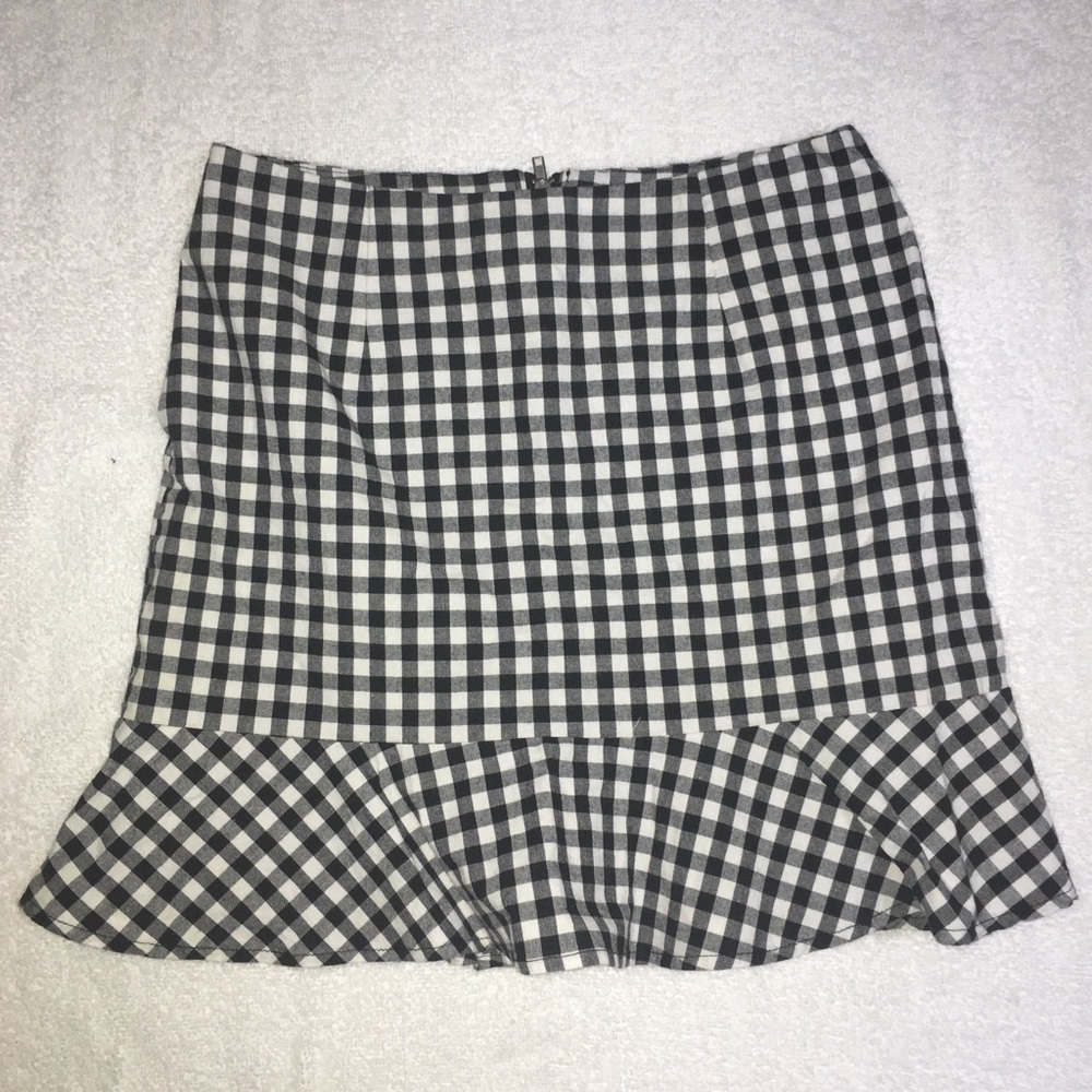 Gingham Mini Skirt